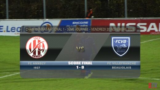 Foot - FC Annecy vs FCVB 20/11/2020