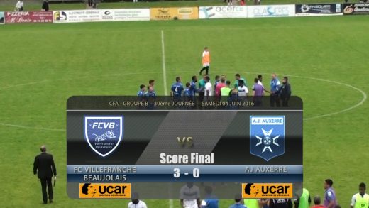 Foot – FCVB – AJ Auxerre B – 04/06/2016