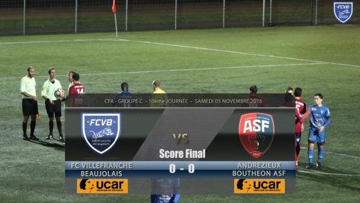 Foot – FCVB – ANDREZIEUX 05/11/2016