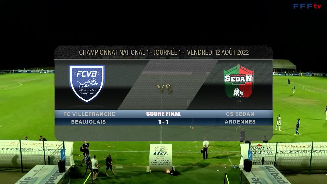 Foot Fcvb Vs Cs Sedan Ma Tv En Beaujolais