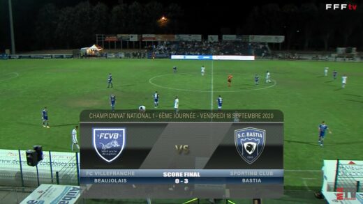 Foot - FCVB vs SC Bastia 18/09/2020