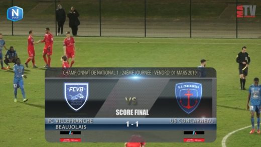 Foot - FCVB vs US Concarneau  01/03/2019