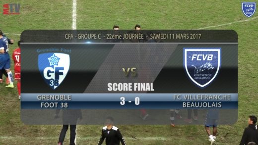 Foot – Grenoble Foot 38 – FCVB – 11/03/2016