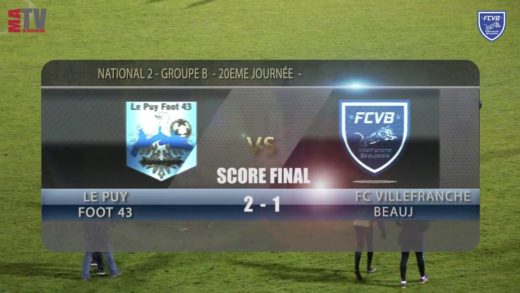 Foot – Le Puy foot 43 vs FCVB 20ème journée