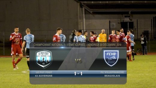 Foot - Le Puy vs Villefranche 20/12/2019