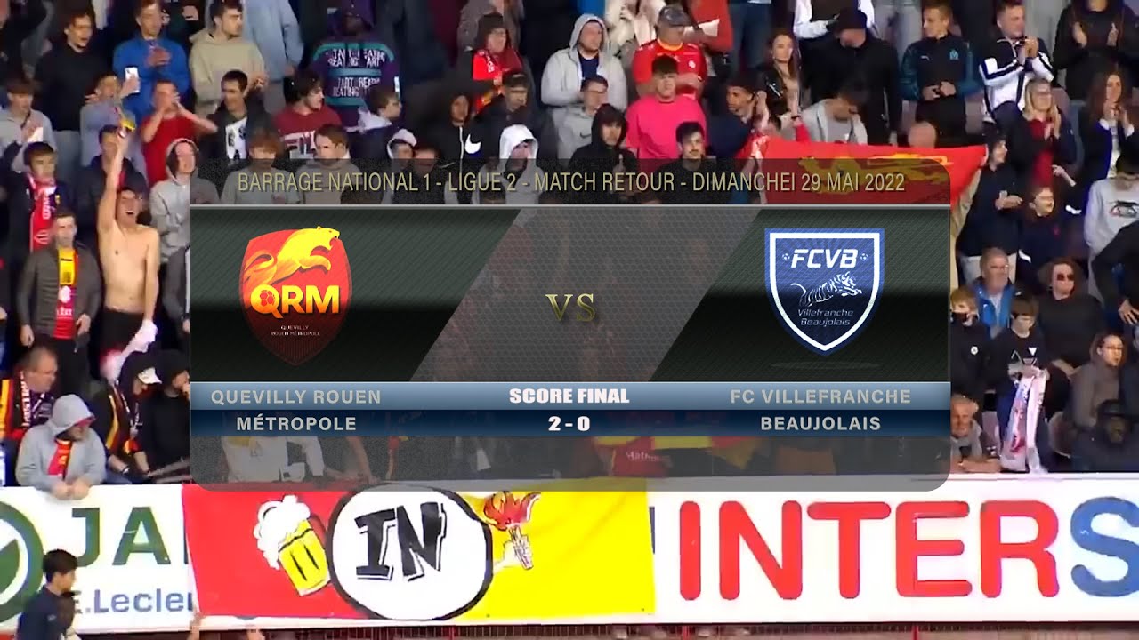 Foot Quevilly Rouen Vs Fcvb Ma Tv En Beaujolais