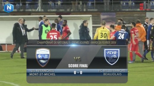 Foot - US Avranches vs FCVB  26/02/2019