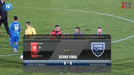 Foot - US Boulogne vs FCVB  02/11/2018