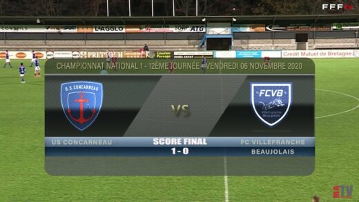 Foot - US Concarneau vs FCVB 06/11/2020