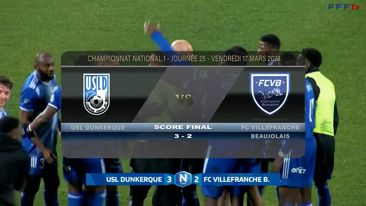 Foot Usl Dunkerque Vs Fcvb Ma Tv En Beaujolais