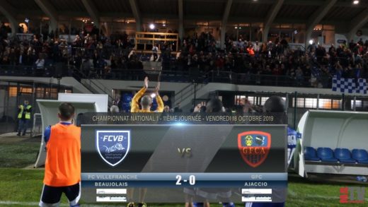 Foot - Villefranche vs GFC Ajaccio 18/10/2019