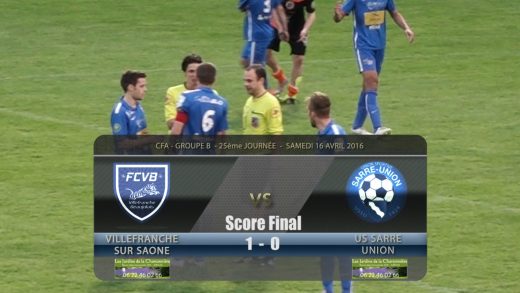 Football – FCVB / US SARRE UNION – 16/04/2016