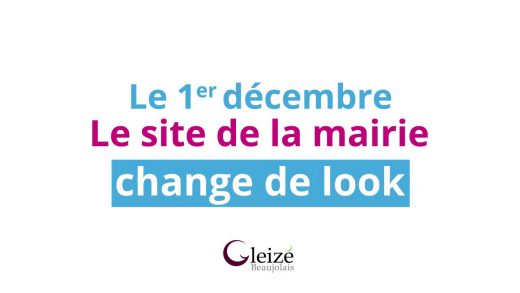 La Ville de gleizé lance son nouveau site Internet