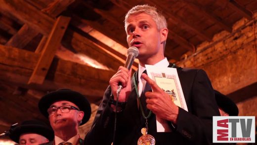 Laurent WAUQUIEZ intronisé Compagnon du Beaujolais